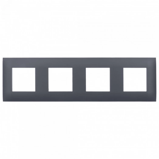 SKANDY Рамка 4-местная SK-F04T титан IEK