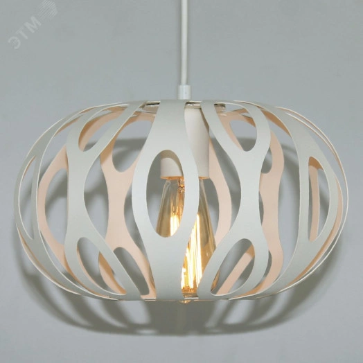 Светильник Джоли 211 бел.муар НСБ 01-60-178 Е27 ИМ подвесной