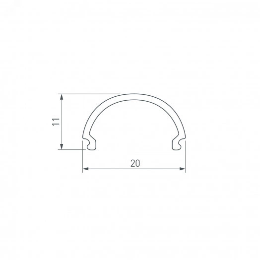 Экран SL-LINE-2011-2500 Round OPAL (Arlight, -)