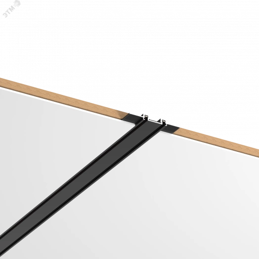 Шинопровод магнитный встраиваемый 2 м для магнитной системы Galakti черный