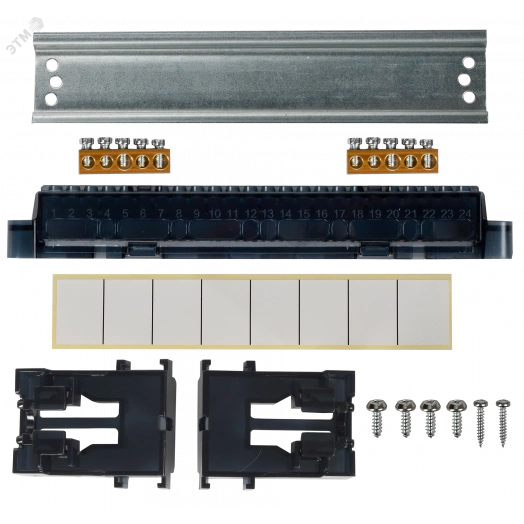 Корпус пластиковый встраиваемый на 8 модулей ЩРВ-П-8 IP41 TEKFOR белая дверь