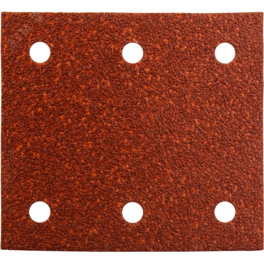 Бумага шлифовальная на липучке 114х102 мм, A120 (10 шт)