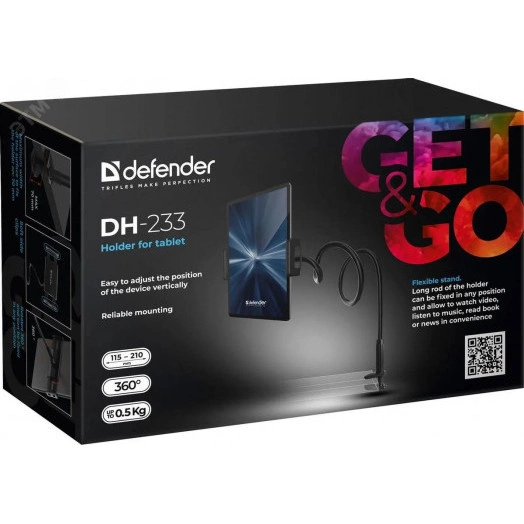 Держатель для планшета DH-233 настольный, 75см, зажим 11.5'' - 21''