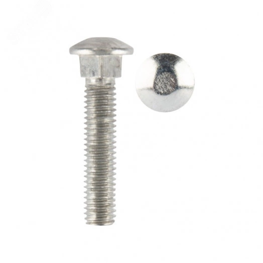 Болт мебельный DIN 603. 8х40 (50 шт/уп)