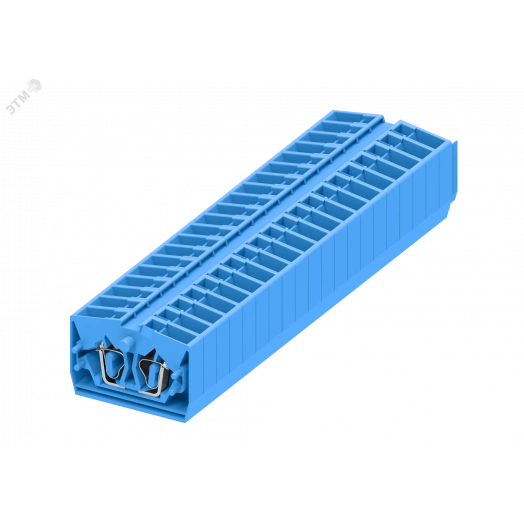 Клемма TB 1-1 промежут. фронт. подключение, сечение 2,5 мм. кв., синий.