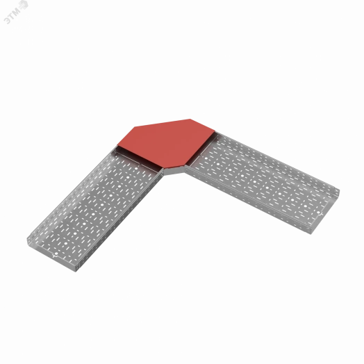 Крышка горизонт. угла 90 гр. 400 мм ПЛЮС INOX304