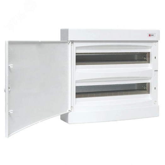 Щит распределительный навесной ''''Unix'''' белая дверь 2х18 модулей IP40 PROxima''''