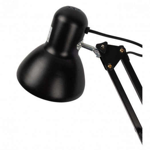 Светильник настольный TBL-01 Е27 на струбцине черный