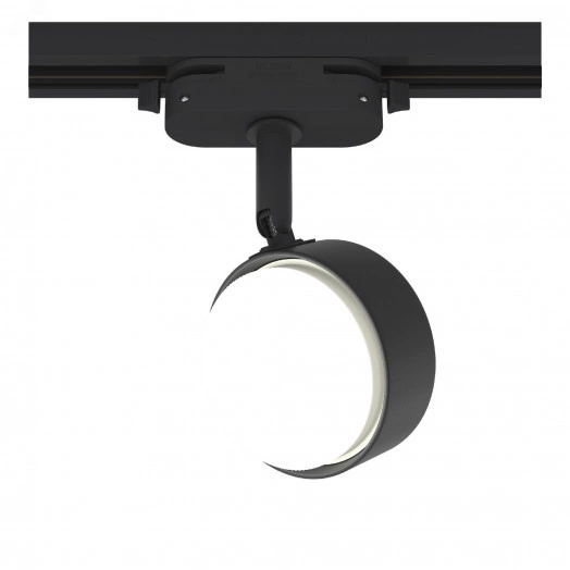Светильник трековый, накладной, ARTLINE, поворотный, шар, 82х82х30mm, GX53, 230В, алюминий, 4м, черный, 59924 5, Ritter