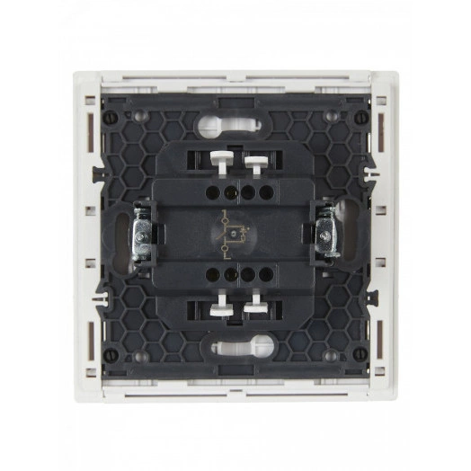 FORTE&PIANO Выключатель 1-клавишный с индикацией 10А FP202 белый IEK