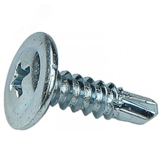 Саморез 4,2х38 с прессшайбой, Сверло, (1000 шт/уп)