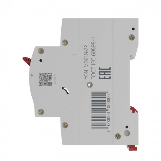 Выключатель автоматический двухполюсный 50А C 6кА MD63N-2PC50 DKC