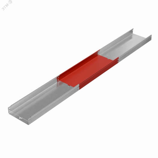 Лоток неперф. 80х300х1,0 L2500 мм Быстрый монтаж ПЛЮС