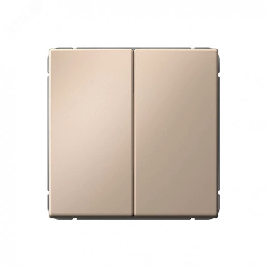 ARTGALLERY 2-клавишный переключатель, сх.6/2, 10АХ, механизм, песочный