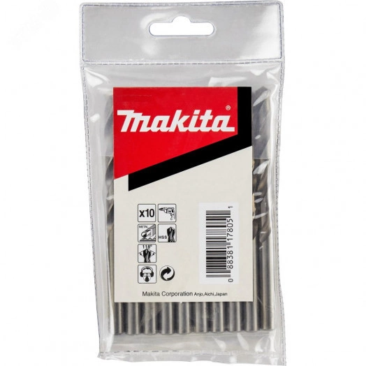 Набор сверл по металлу HSS-G 3,25х36x65, 10 шт.