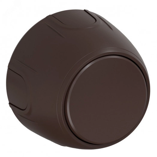Выключатель одинарный  Rotondo, цвет коричневый