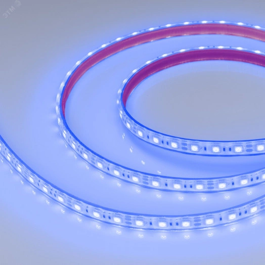 Лента герметичная RTW-PFS-B60-13мм 12V Blue (14.4 W/m, IP68, 5060, 5м) (14.4 Вт/м, IP68)