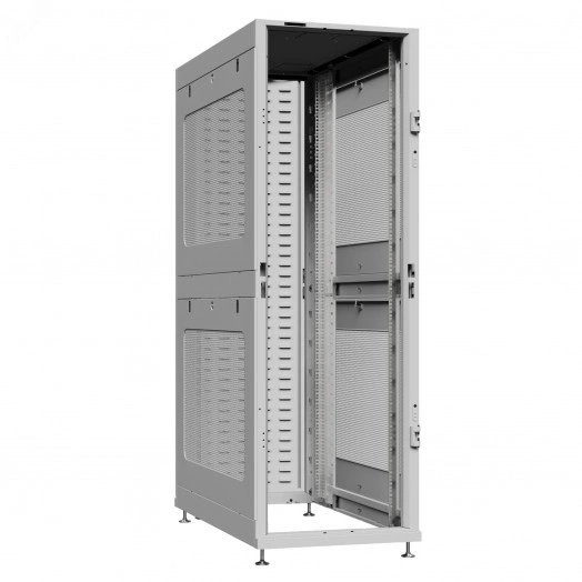 Шкаф серверный 42U 800х1200 передняя дверь: без. задняя дверь: протект IP41. боковые панели: перфорированные. цвет: серый RAL7035 