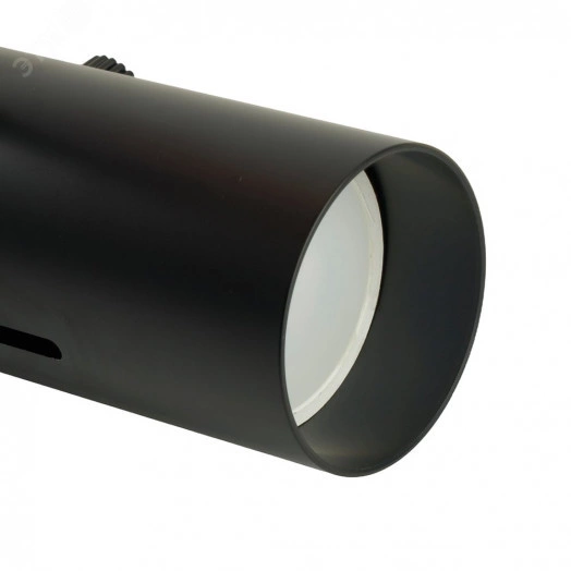 Светильник трековый на шинопровод ДПО GU10 без лампы черный с регулируемым углом освещения 45-110 гр.