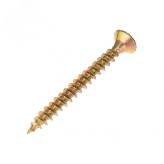 Саморез универсальный 3.5х35, желтый цинк, короб (200 шт./уп.)