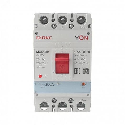 Выключатель автоматический YON MGS400 3P 240-300A 60kA