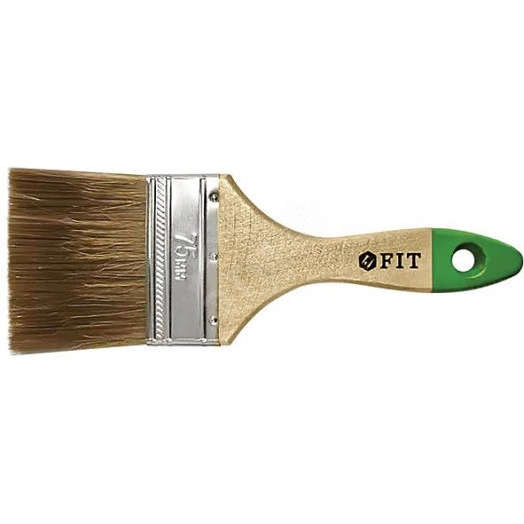 Кисть смесовая щетина (натуральная+искусственная) с деревянной ручкой 3 (75мм)