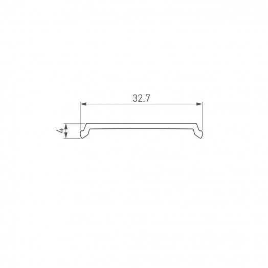 Экран LINE-6070-UP-2000 OPAL (Arlight, Пластик)