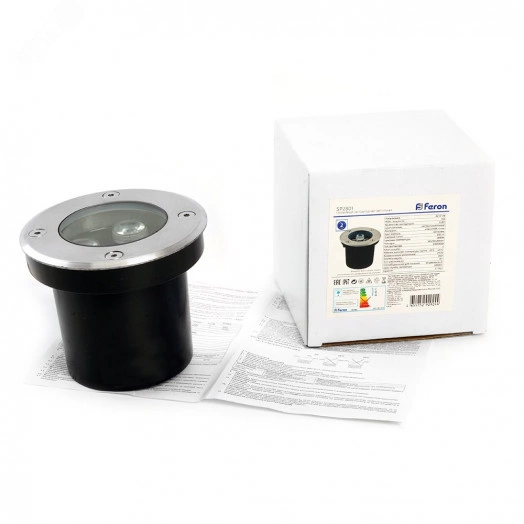 Светильник светодиодный тротуарный ДВУ-3w 12-24в 3000К IP67