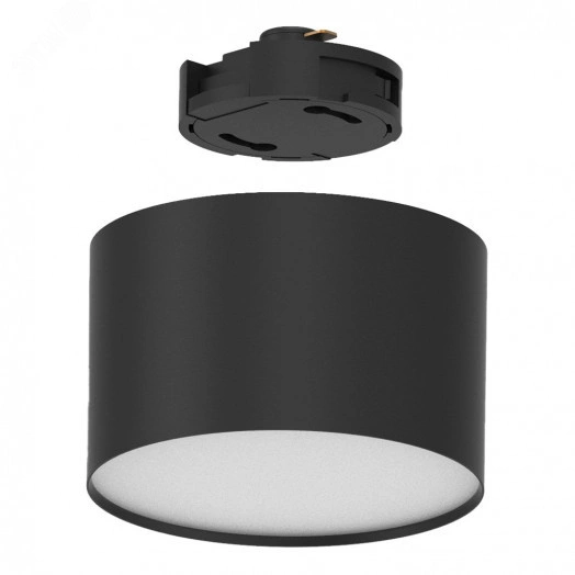 Светильник светодиодный трековый на шинопровод ДПО-12w 4000К 960Лм черный