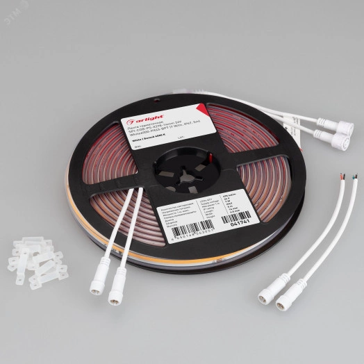 Лента герметичная SPI-COB-PS-X378-14мм 24V White6000-PX63-BPT (7 W/m, IP67, 5м) (бегущий огонь)