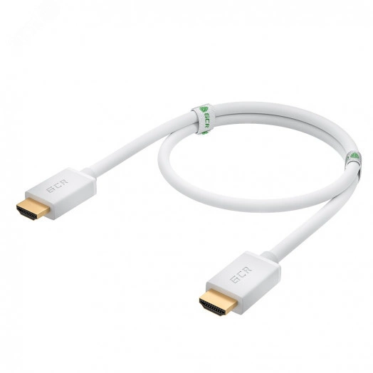 Кабель HDMI 2.0, Ultra HD 19M на 19M, 2 м., белый