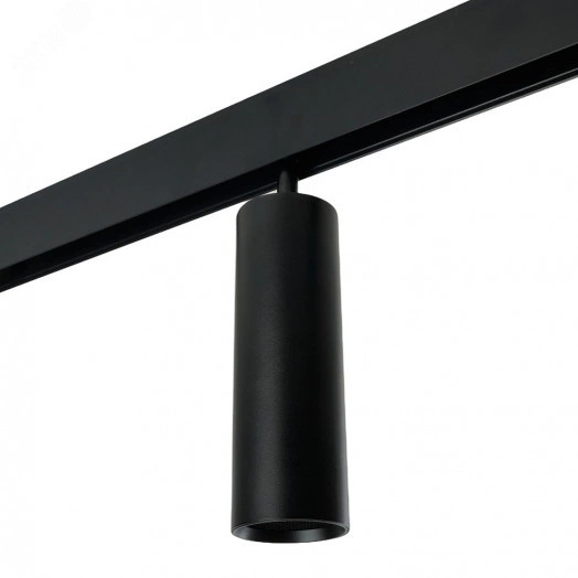 Светильник светодиодный трековый магнитный на шинопровод ДПО-12w 4000К 960Лм 48v черный с антибликовой решеткой