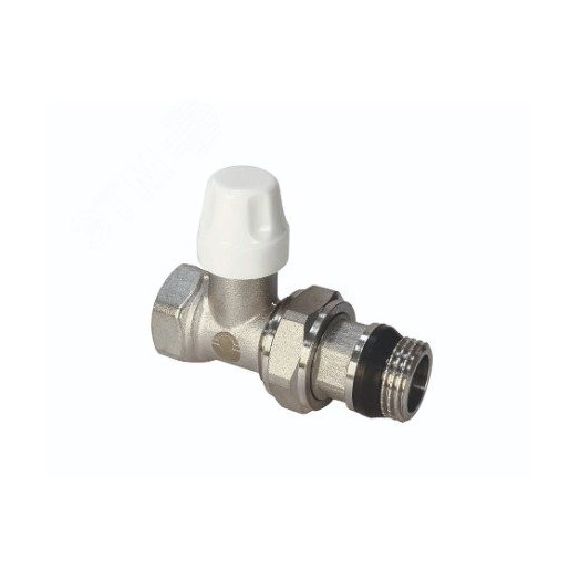 Клапан для радиаторов настроечный прямой 3/4 с    доп. уплотнением