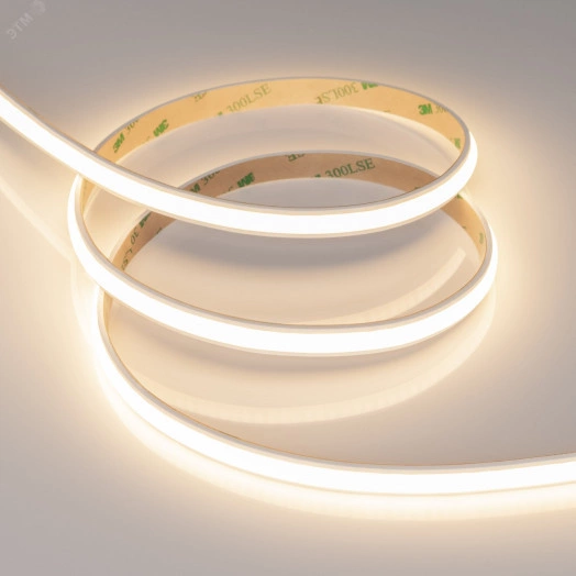 Лента герметичная RTW-PW-A280-10мм 24V Warm3000 (10 W/m, IP66, 2835, 5м) (Матовая)