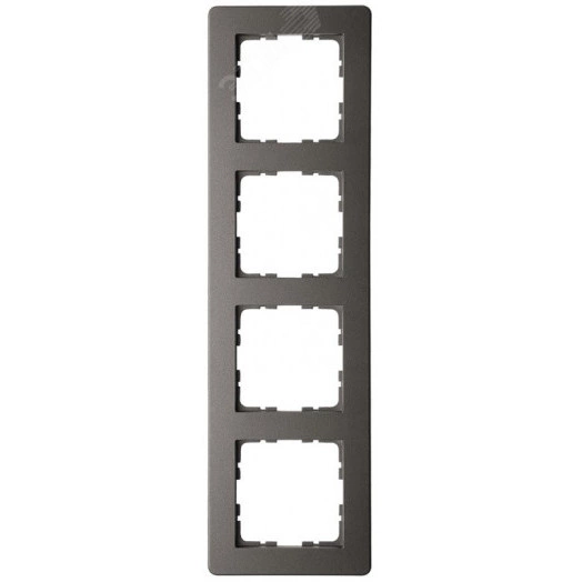 Рамка G-Flex 4-постовая, цвет Мокко