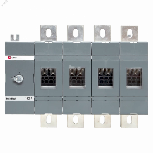 Рубильник 1600A 4P без рукоятки управления TwinBlock