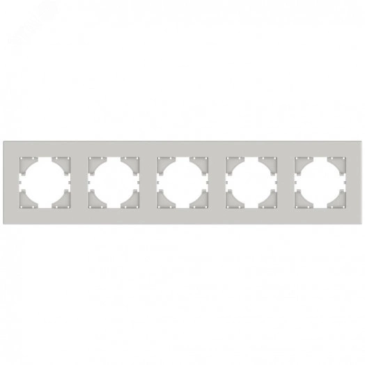 GUSI City рамка 5-местная, цвет жемчуг