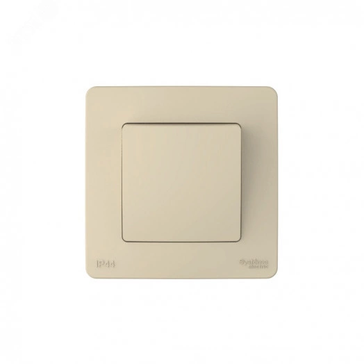 BLANCA С/У IP44 1-клавишный ПЕРЕКЛЮЧАТЕЛЬ (сх.6), 10AX, 250В, БЕЖЕВЫЙ