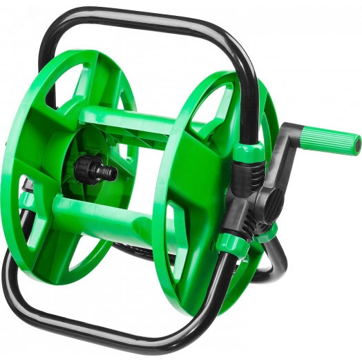 Катушка для шлангов  20м х 1/2', стальные опоры, пластиковый барабан