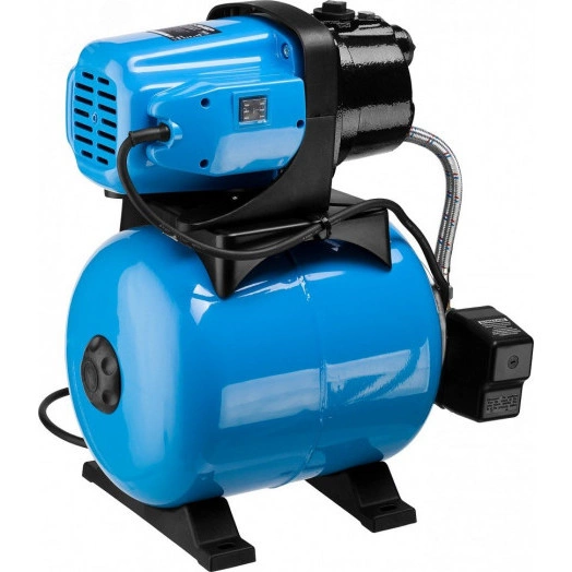 Насосная станция автоматическая НАС-М3-800-Ч ЗУБР, бак 20 л, 800 Вт, чугунный корпус