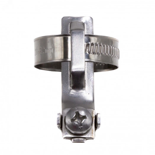 Хомут для заземления металлорукава и жестких труб 20-32 мм, нержавеющая сталь