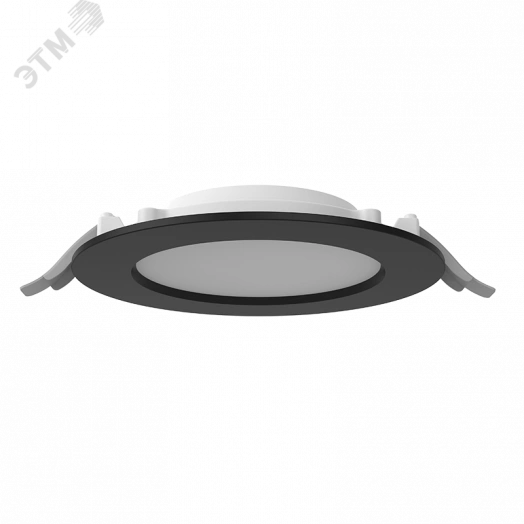 Светильник светодиодный ДВО-DL-01 Slim 25Вт 3000К 176х39 мм IP65/40 черный опал DALI