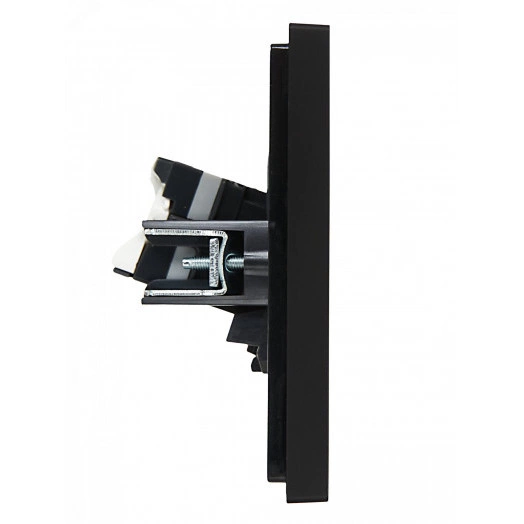 FORTE&PIANO Розетка компьютерная двойная RJ45 кат.5E FP133 черный IEK