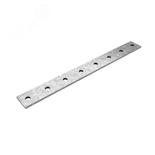 Пластина 8 отверстий для СТРАТ профиля, толщ. 5,0 мм, гальван. цинк