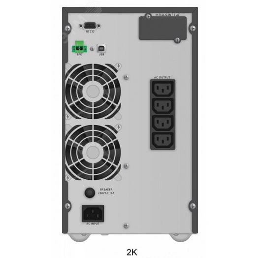 Источник бесперебойного питания Online Innova G2 2000 ВА/1800 Вт фаза 1/1, Tower, 4хC13 RS232 и USB type B и Порт SNMP, c АКБ