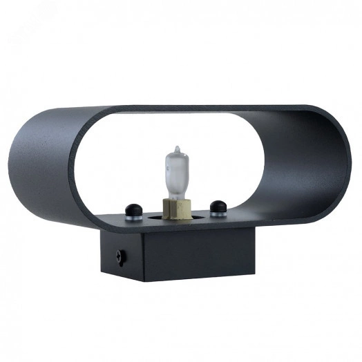 Светильник ДБО G9 без лампы черный