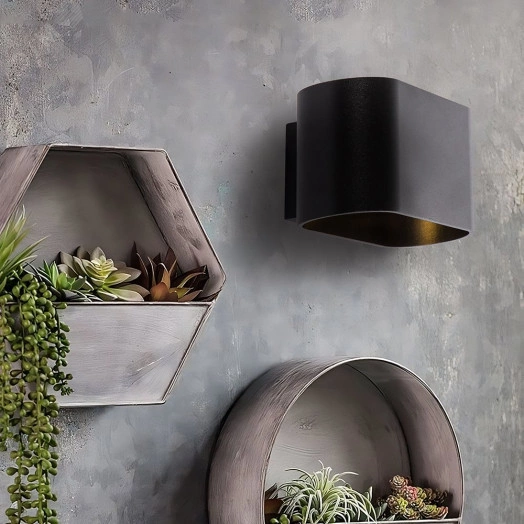 Светильник ДБО G9 без лампы черный