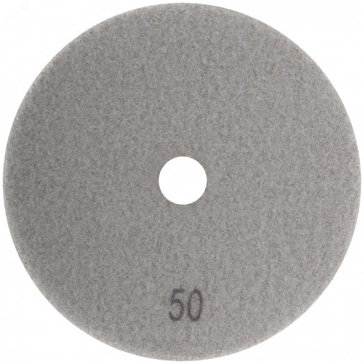 Круг алмазный гибкий шлифовальный АГШК (липучка), влажное шлифование, 125 мм, Р 50
