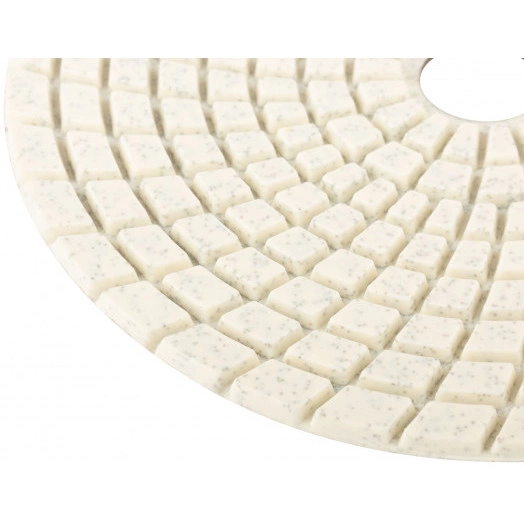 Круг алмазный гибкий шлифовальный АГШК (липучка), влажное шлифование, 125 мм, Р 50