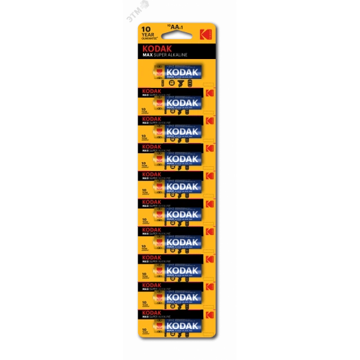 Батарейка LR6-10BL MAX SUPER Alkaline [KAA-10 ] (100/1000/20000)